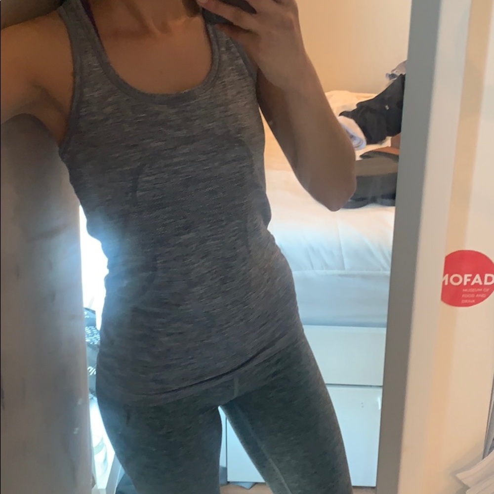 Lululemon grey workout tank - barely worn